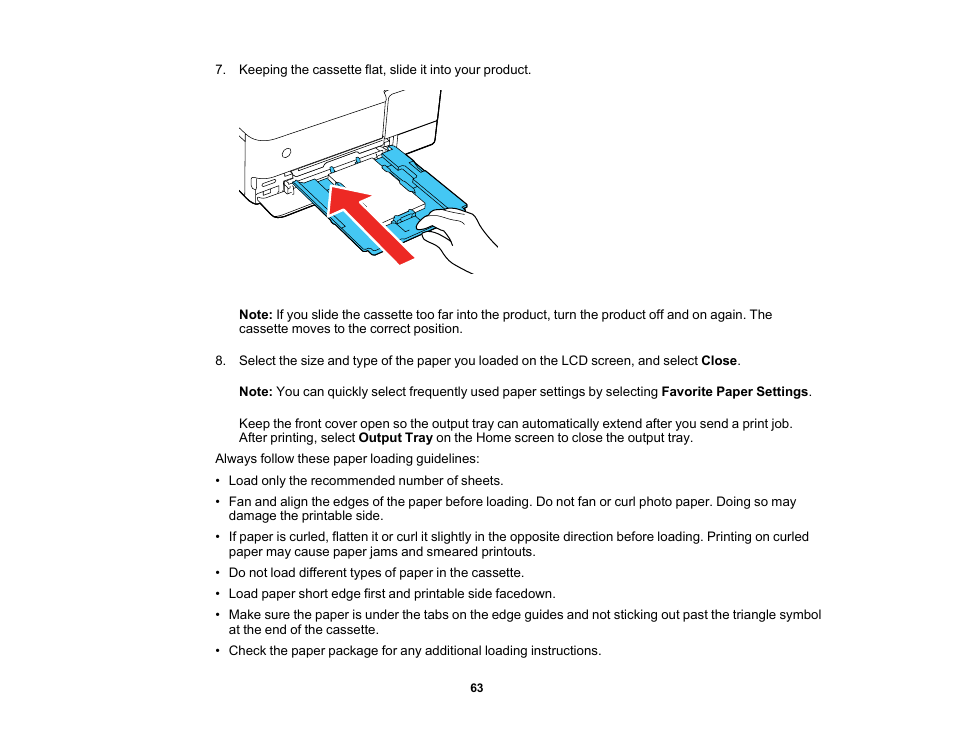 Epson EcoTank Photo ET-8500 Wireless Color All-in-One Supertank Printer User Manual | Page 63 / 346