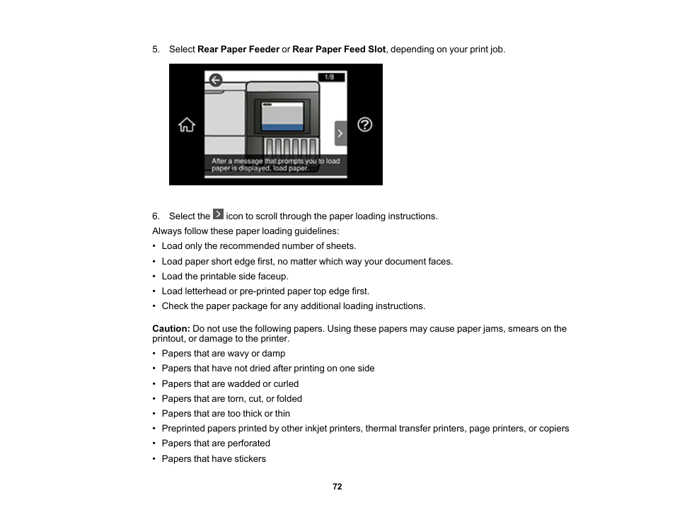 Epson EcoTank Photo ET-8500 Wireless Color All-in-One Supertank Printer User Manual | Page 72 / 346