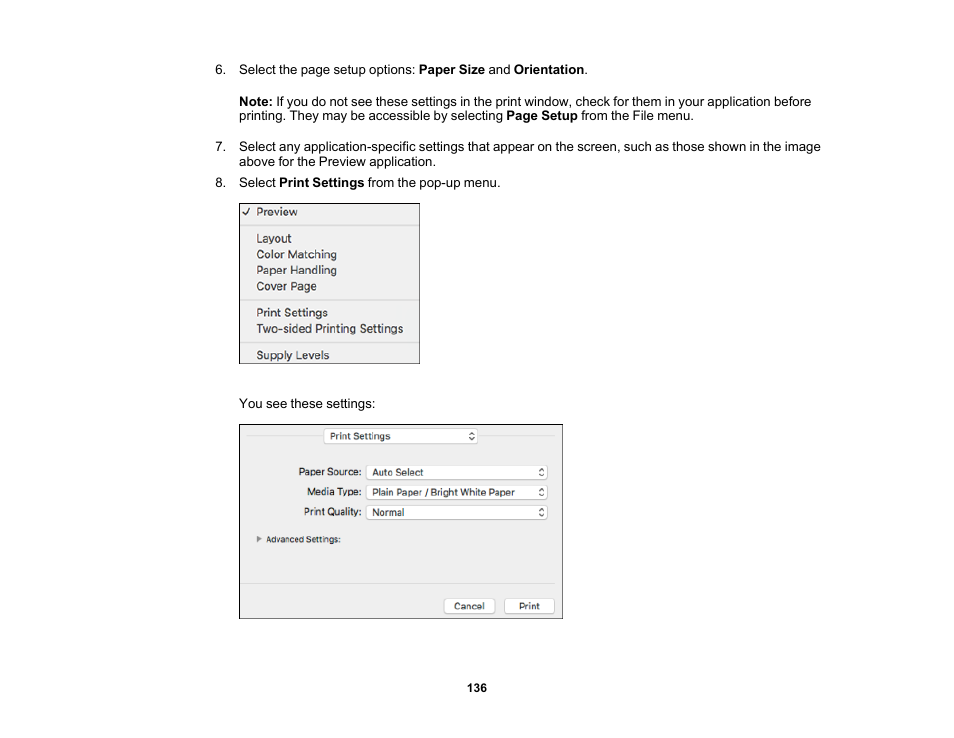 Epson WorkForce Pro WF-M5799 Workgroup Monochrome Multifunction Printer with Replaceable Ink Pack System User Manual | Page 136 / 404