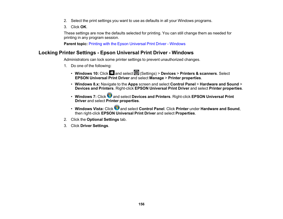 Epson WorkForce Pro WF-M5799 Workgroup Monochrome Multifunction Printer with Replaceable Ink Pack System User Manual | Page 156 / 404