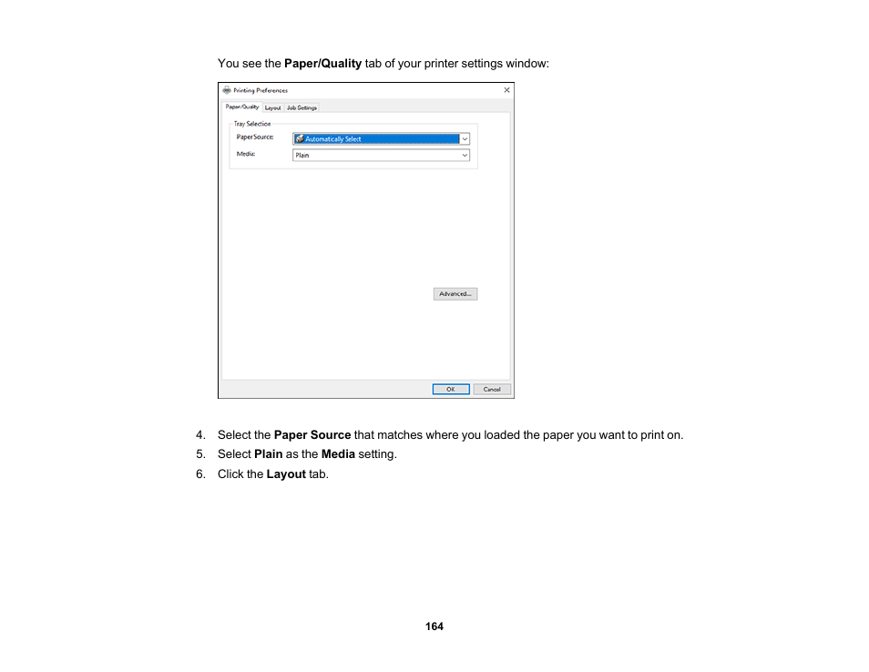 Epson WorkForce Pro WF-M5799 Workgroup Monochrome Multifunction Printer with Replaceable Ink Pack System User Manual | Page 164 / 404