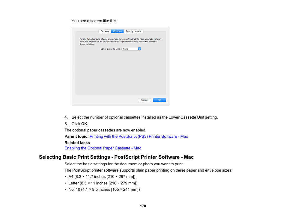 Epson WorkForce Pro WF-M5799 Workgroup Monochrome Multifunction Printer with Replaceable Ink Pack System User Manual | Page 170 / 404