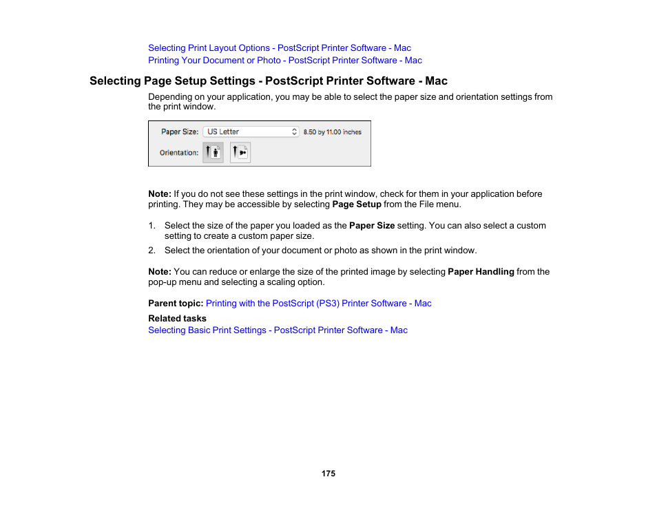 Epson WorkForce Pro WF-M5799 Workgroup Monochrome Multifunction Printer with Replaceable Ink Pack System User Manual | Page 175 / 404