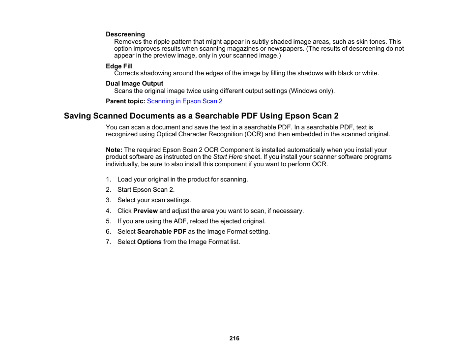 Epson WorkForce Pro WF-M5799 Workgroup Monochrome Multifunction Printer with Replaceable Ink Pack System User Manual | Page 216 / 404