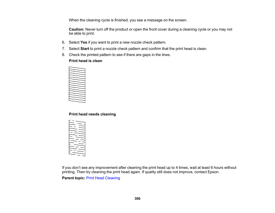 Epson WorkForce Pro WF-M5799 Workgroup Monochrome Multifunction Printer with Replaceable Ink Pack System User Manual | Page 306 / 404