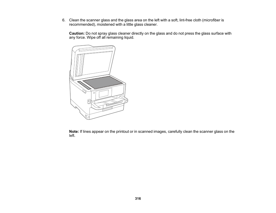 Epson WorkForce Pro WF-M5799 Workgroup Monochrome Multifunction Printer with Replaceable Ink Pack System User Manual | Page 316 / 404