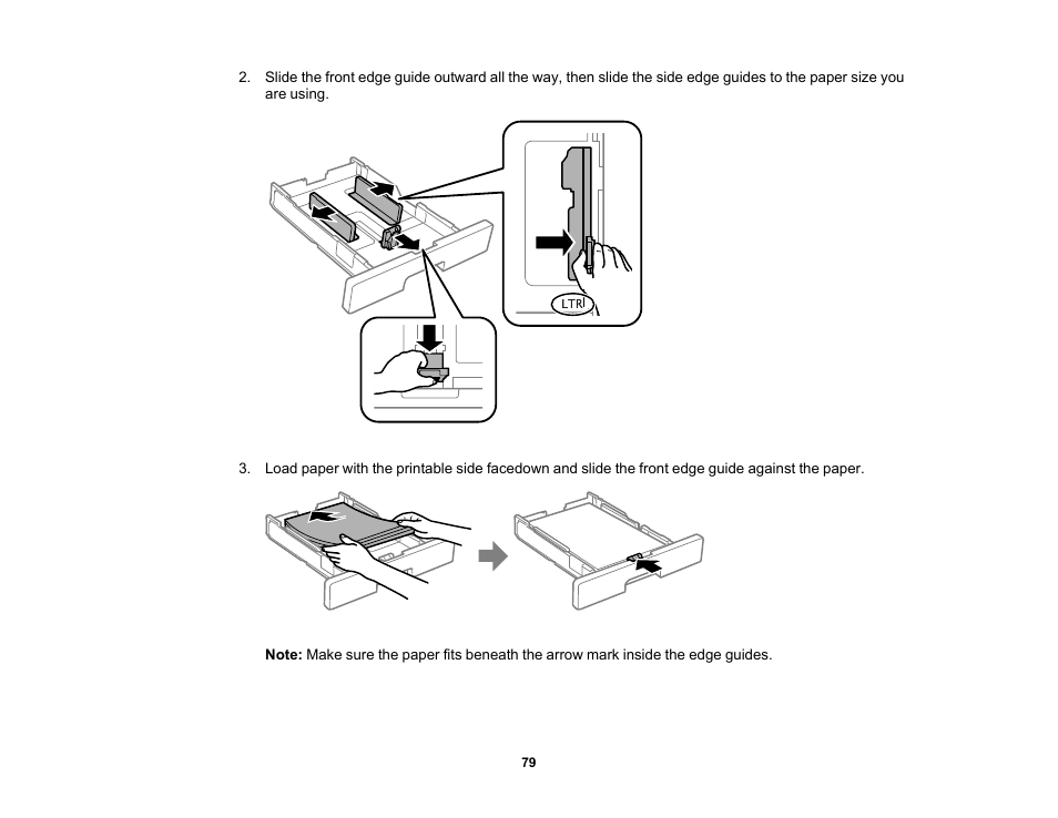 Epson WorkForce Pro WF-M5799 Workgroup Monochrome Multifunction Printer with Replaceable Ink Pack System User Manual | Page 79 / 404