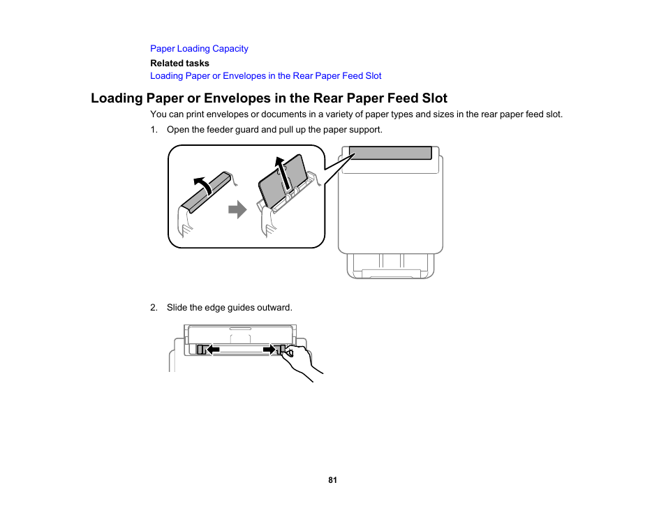 Epson WorkForce Pro WF-M5799 Workgroup Monochrome Multifunction Printer with Replaceable Ink Pack System User Manual | Page 81 / 404