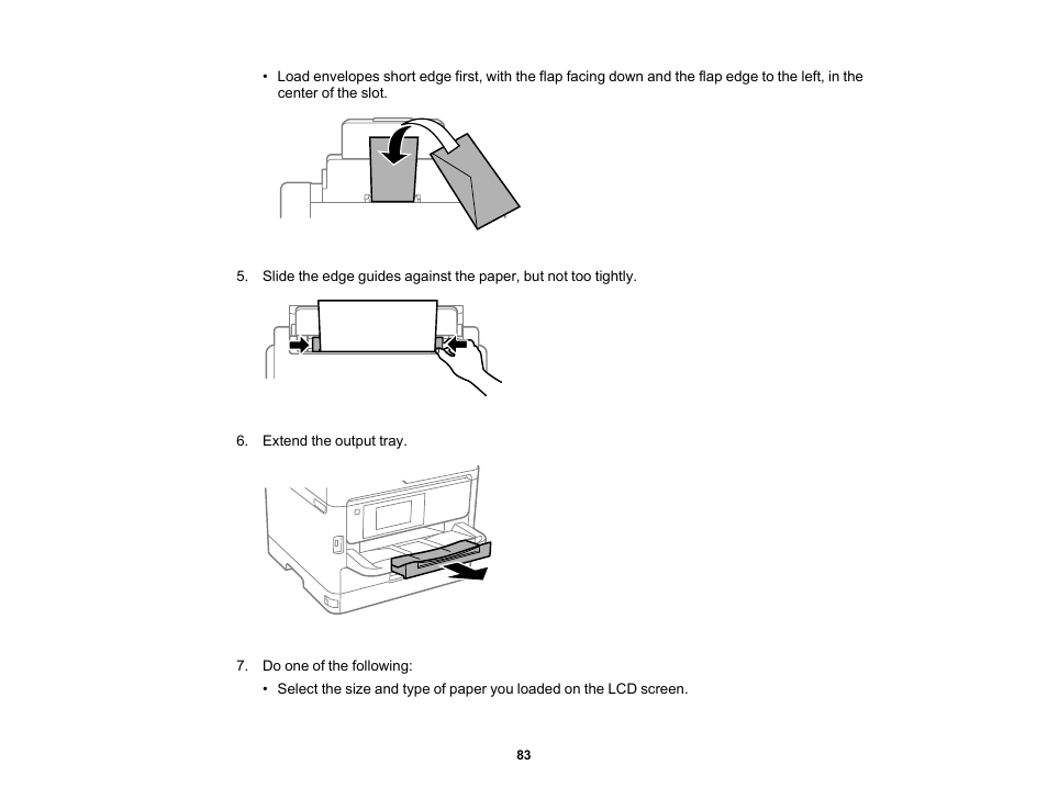 Epson WorkForce Pro WF-M5799 Workgroup Monochrome Multifunction Printer with Replaceable Ink Pack System User Manual | Page 83 / 404