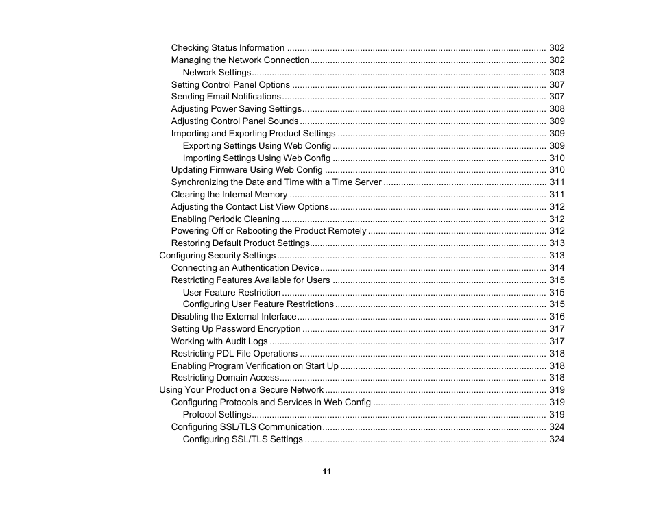 Epson WorkForce Pro WF-C5890 Wireless Color MFP Inkjet Printer User Manual | Page 11 / 426