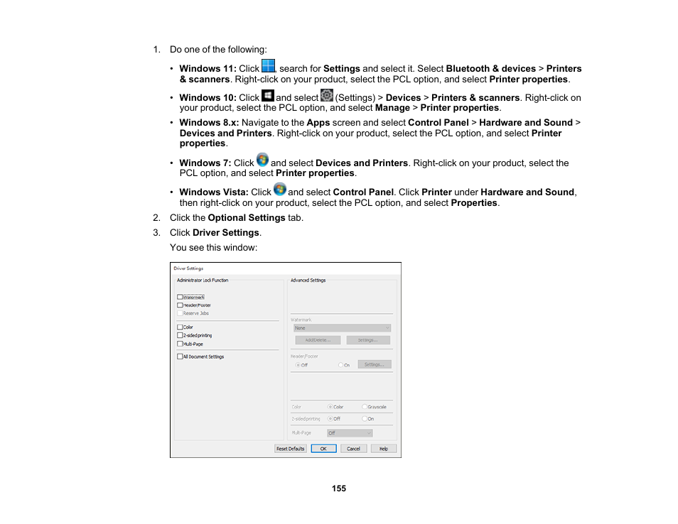 Epson WorkForce Pro WF-C5890 Wireless Color MFP Inkjet Printer User Manual | Page 155 / 426