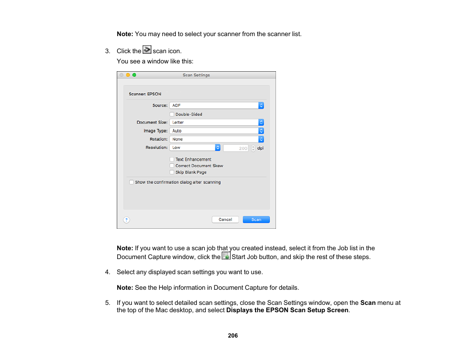 Epson WorkForce Pro WF-C5890 Wireless Color MFP Inkjet Printer User Manual | Page 206 / 426