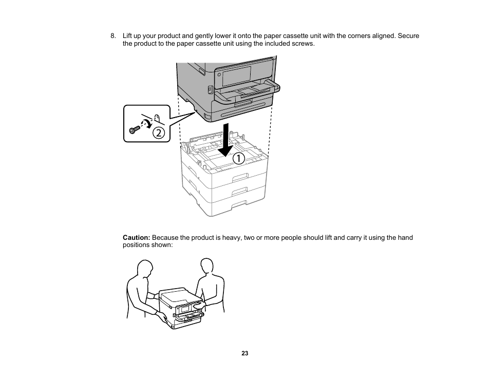 Epson WorkForce Pro WF-C5890 Wireless Color MFP Inkjet Printer User Manual | Page 23 / 426