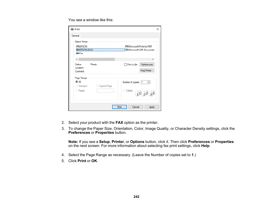 Epson WorkForce Pro WF-C5890 Wireless Color MFP Inkjet Printer User Manual | Page 242 / 426