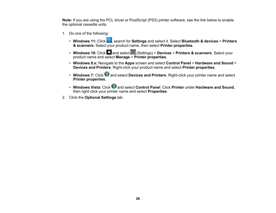 Epson WorkForce Pro WF-C5890 Wireless Color MFP Inkjet Printer User Manual | Page 26 / 426