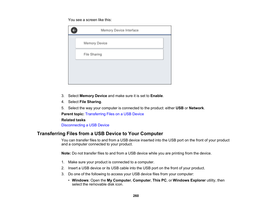 Epson WorkForce Pro WF-C5890 Wireless Color MFP Inkjet Printer User Manual | Page 260 / 426