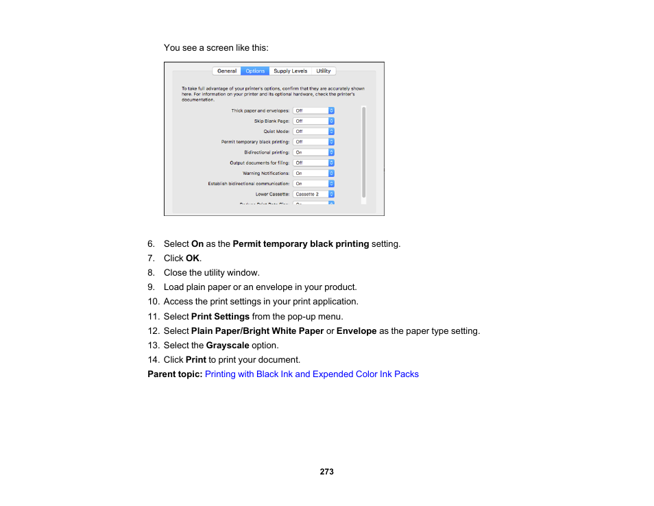 Epson WorkForce Pro WF-C5890 Wireless Color MFP Inkjet Printer User Manual | Page 273 / 426
