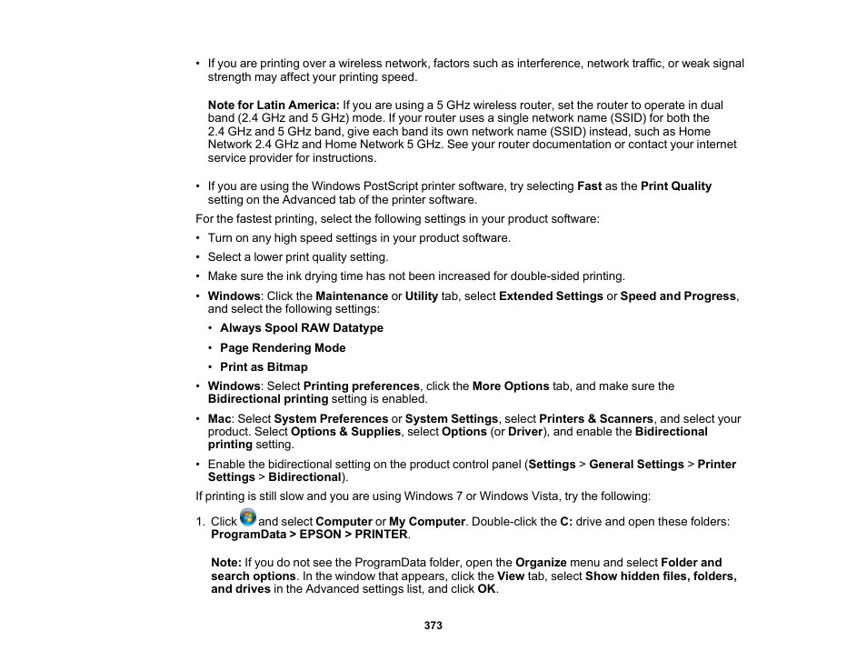 Epson WorkForce Pro WF-C5890 Wireless Color MFP Inkjet Printer User Manual | Page 373 / 426