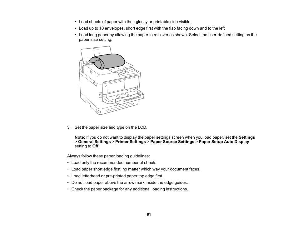 Epson WorkForce Pro WF-C5890 Wireless Color MFP Inkjet Printer User Manual | Page 81 / 426