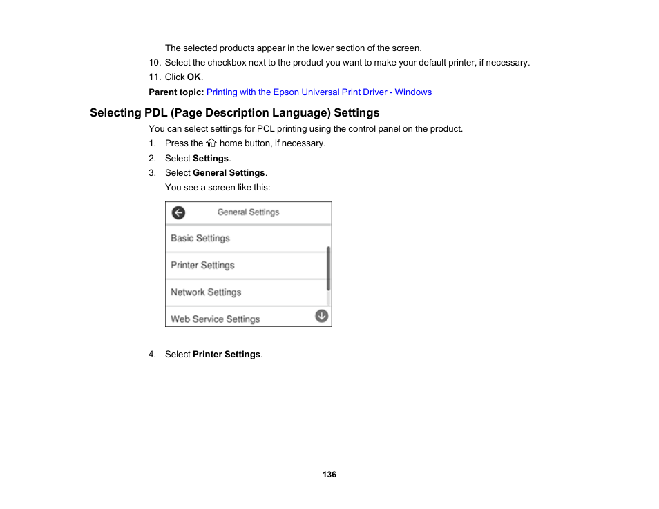 Epson WorkForce ST-M3000 Monochrome MFP Supertank Printer User Manual | Page 136 / 348