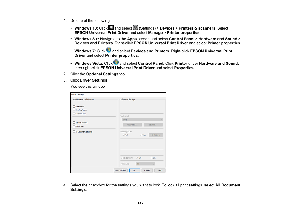 Epson WorkForce ST-M3000 Monochrome MFP Supertank Printer User Manual | Page 147 / 348