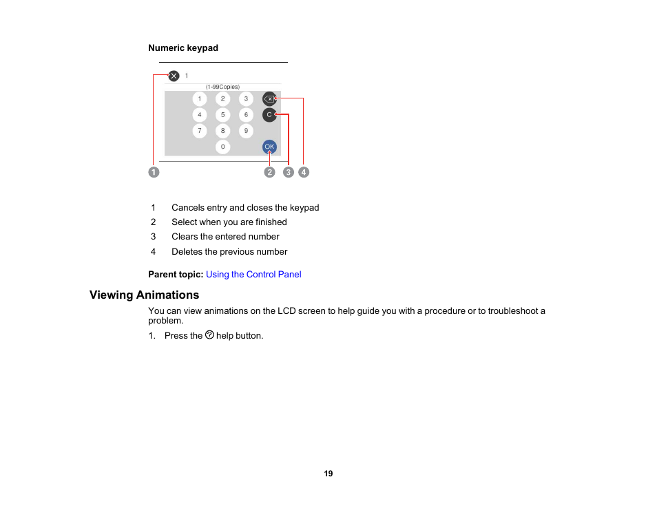 Viewing animations | Epson WorkForce ST-M3000 Monochrome MFP Supertank Printer User Manual | Page 19 / 348