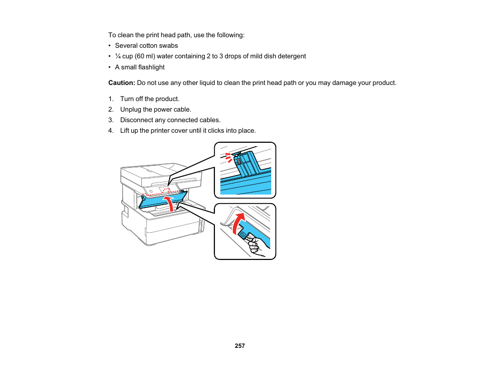 Epson WorkForce ST-M3000 Monochrome MFP Supertank Printer User Manual | Page 257 / 348