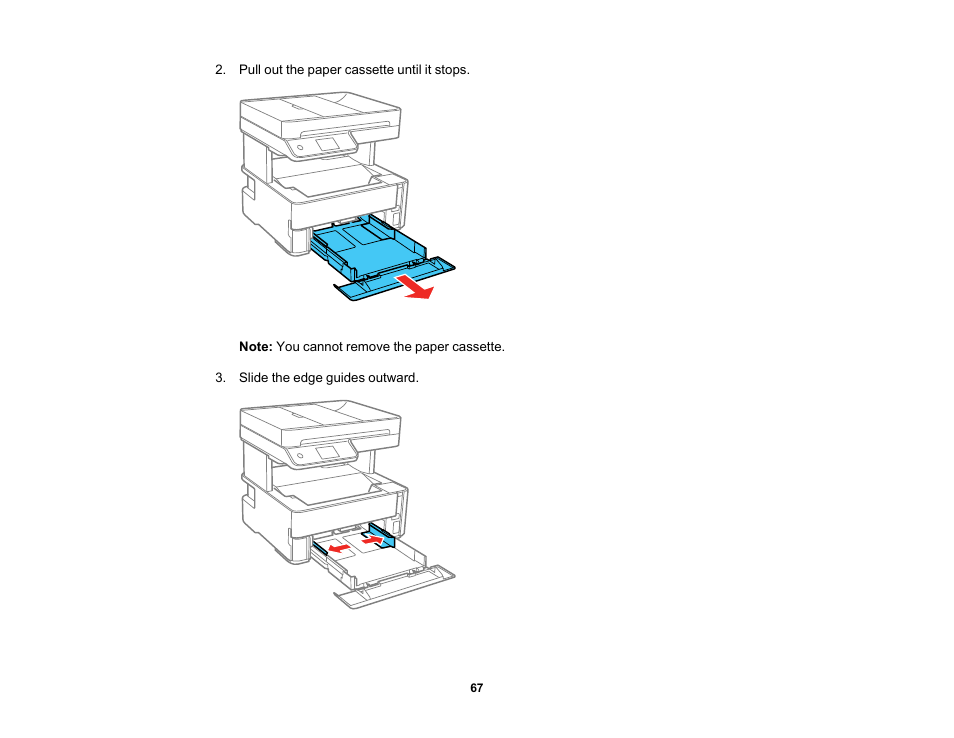 Epson WorkForce ST-M3000 Monochrome MFP Supertank Printer User Manual | Page 67 / 348