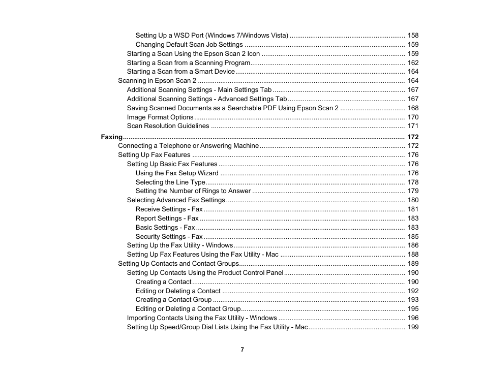 Epson WorkForce ST-M3000 Monochrome MFP Supertank Printer User Manual | Page 7 / 348