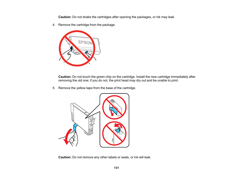 Epson Workforce Pro WF-7310 Wireless Printer User Manual | Page 131 / 210