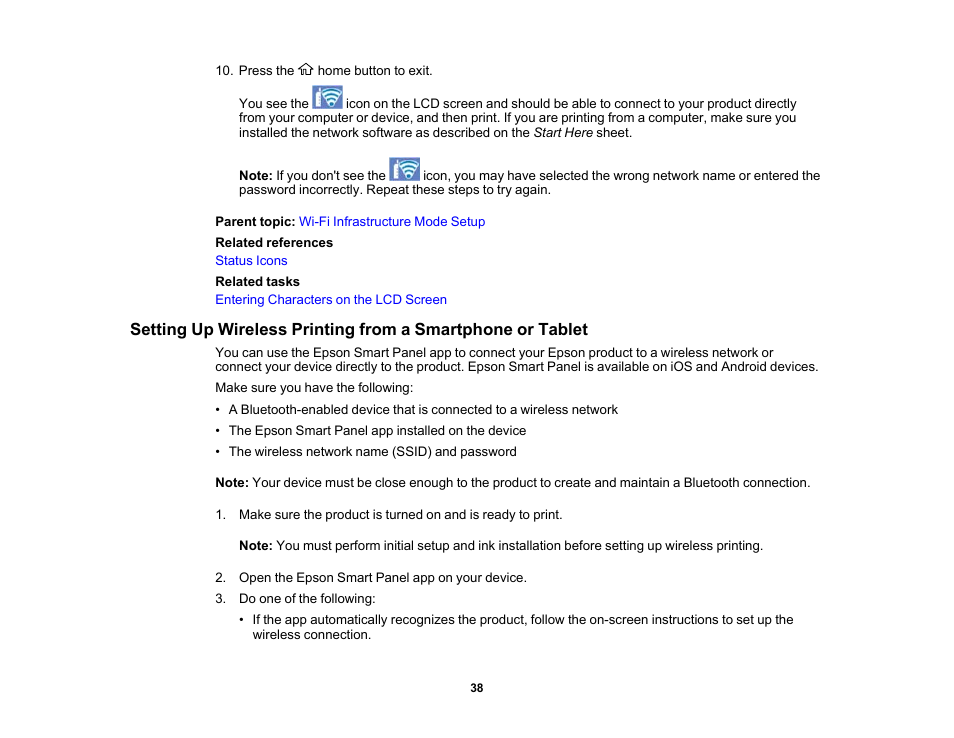 Epson Workforce Pro WF-7310 Wireless Printer User Manual | Page 38 / 210