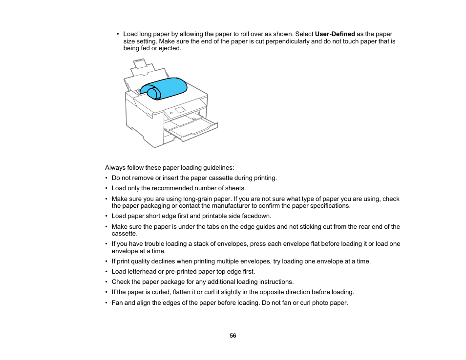 Epson Workforce Pro WF-7310 Wireless Printer User Manual | Page 56 / 210