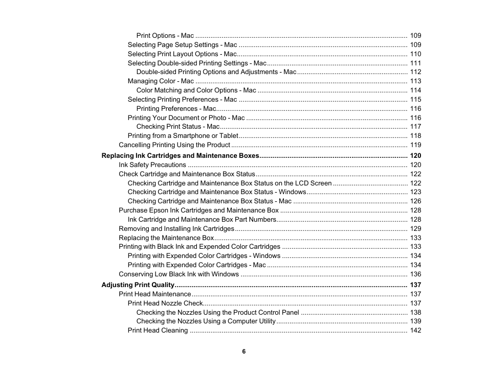 Epson Workforce Pro WF-7310 Wireless Printer User Manual | Page 6 / 210