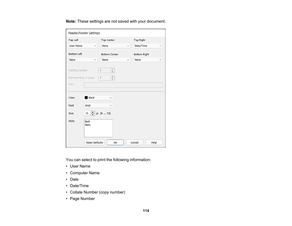 Epson Expression Photo XP-8700 Wireless All-in One Color Printer User Manual | Page 114 / 350