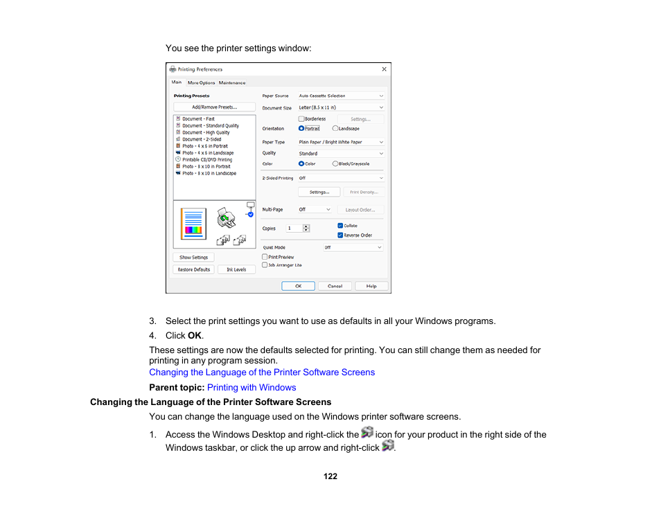 Epson Expression Photo XP-8700 Wireless All-in One Color Printer User Manual | Page 122 / 350