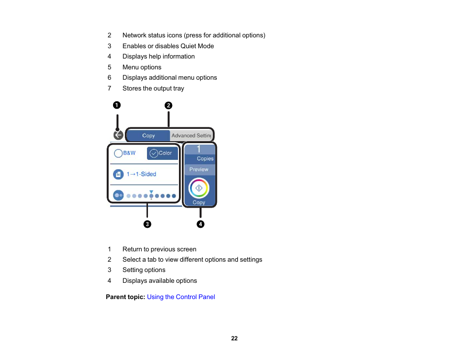 Epson Expression Photo XP-8700 Wireless All-in One Color Printer User Manual | Page 22 / 350