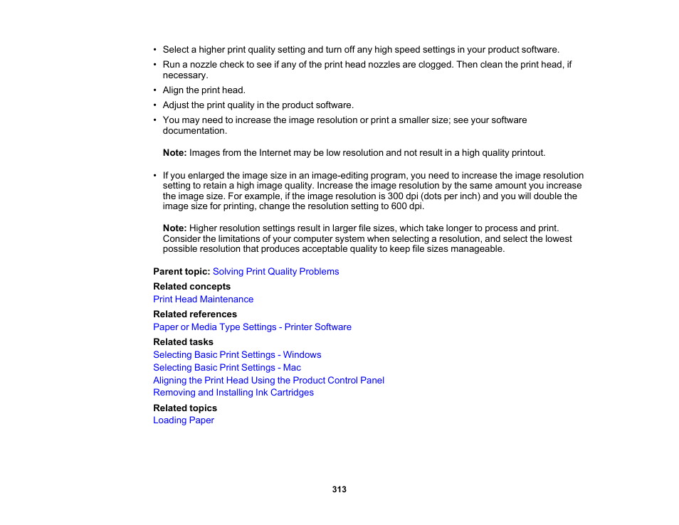 Epson Expression Photo XP-8700 Wireless All-in One Color Printer User Manual | Page 313 / 350