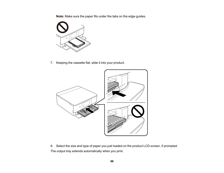 Epson Expression Photo XP-8700 Wireless All-in One Color Printer User Manual | Page 68 / 350