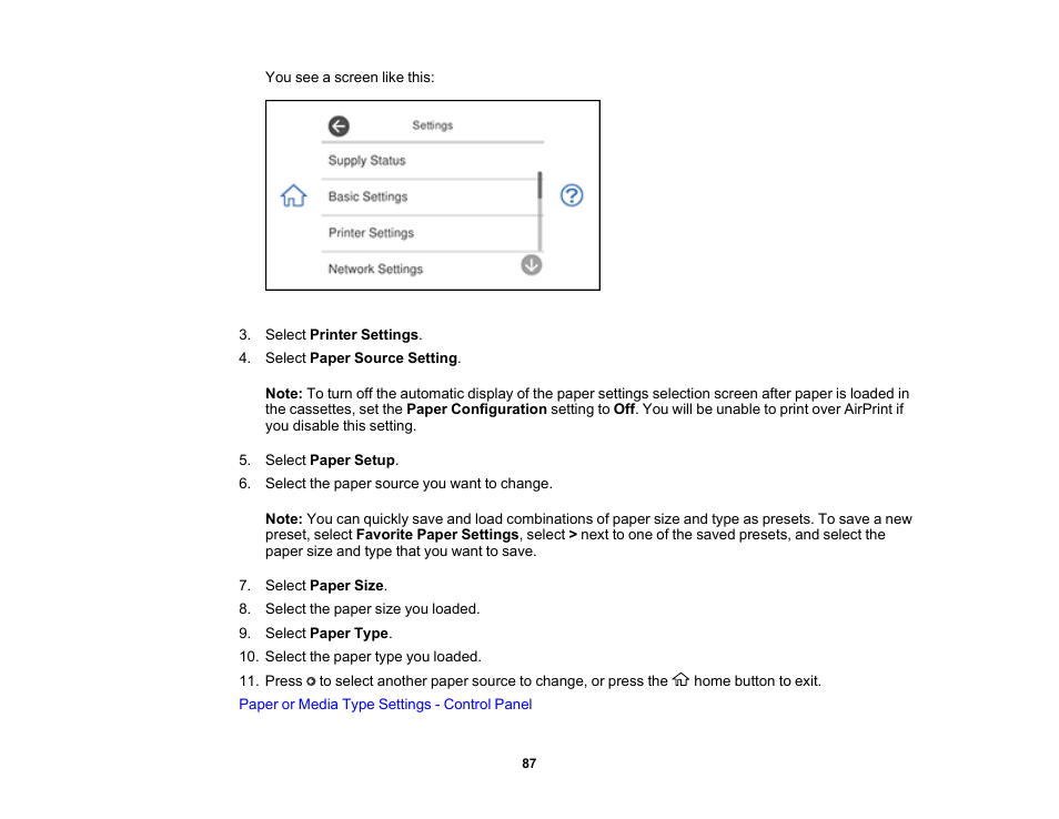 Epson Expression Photo XP-8700 Wireless All-in One Color Printer User Manual | Page 87 / 350