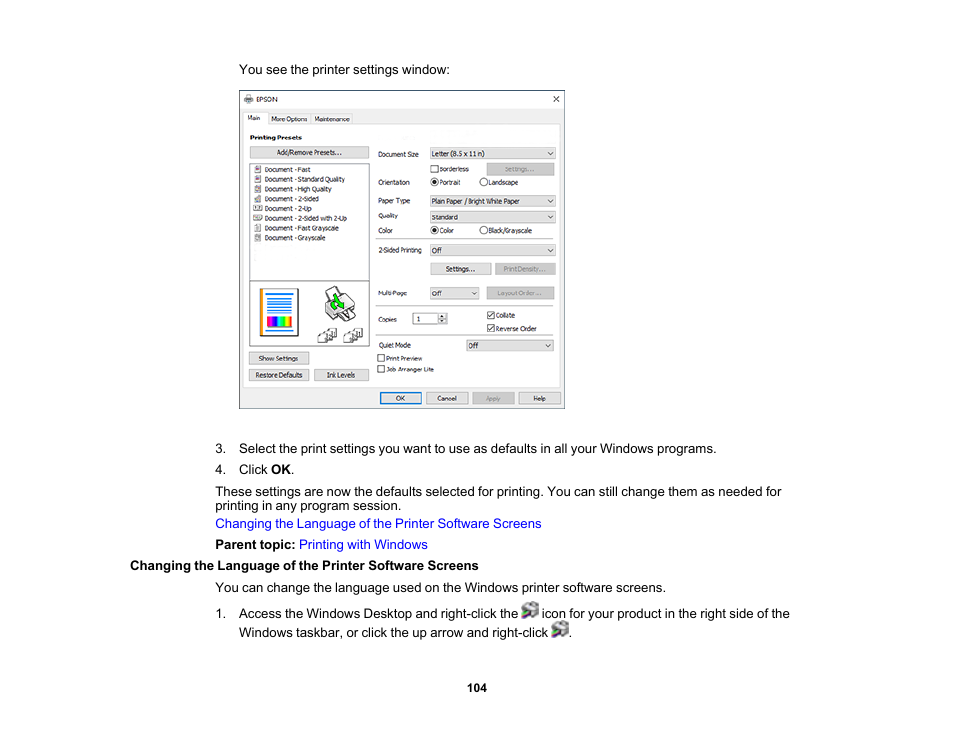 Epson WorkForce Pro WF-C4310 Wireless Color Printer User Manual | Page 104 / 209