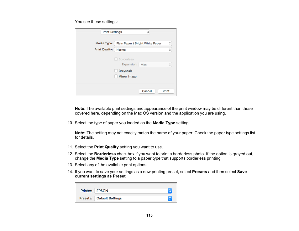 Epson WorkForce Pro WF-C4310 Wireless Color Printer User Manual | Page 113 / 209