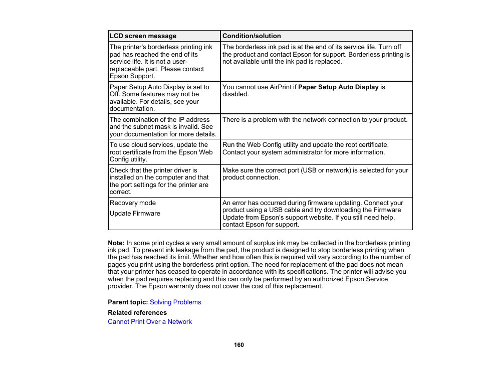 Epson WorkForce Pro WF-C4310 Wireless Color Printer User Manual | Page 160 / 209