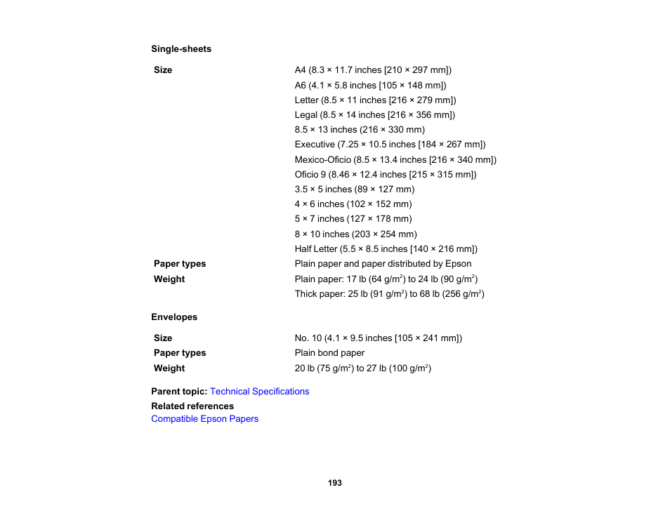 Epson WorkForce Pro WF-C4310 Wireless Color Printer User Manual | Page 193 / 209