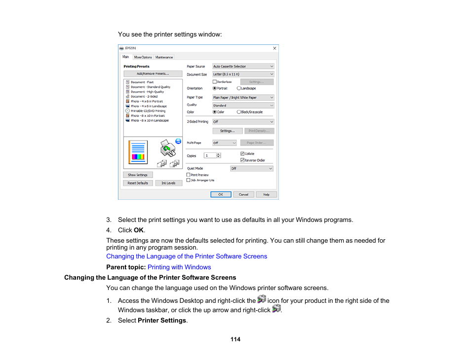 Epson Expression Premium XP-7100 Small-In-One Inkjet Printer User Manual | Page 114 / 340