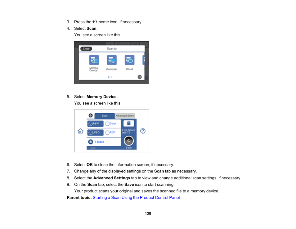 Epson Expression Premium XP-7100 Small-In-One Inkjet Printer User Manual | Page 138 / 340