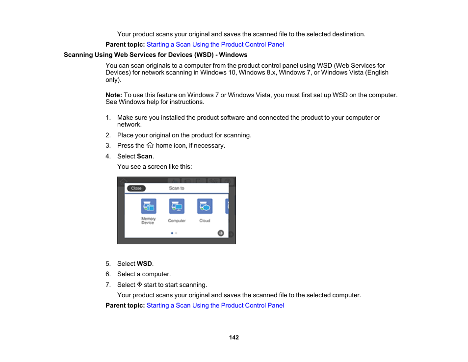 Epson Expression Premium XP-7100 Small-In-One Inkjet Printer User Manual | Page 142 / 340