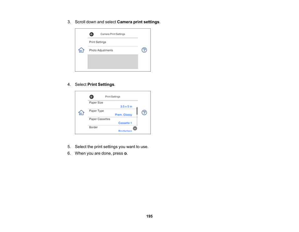 Epson Expression Premium XP-7100 Small-In-One Inkjet Printer User Manual | Page 195 / 340