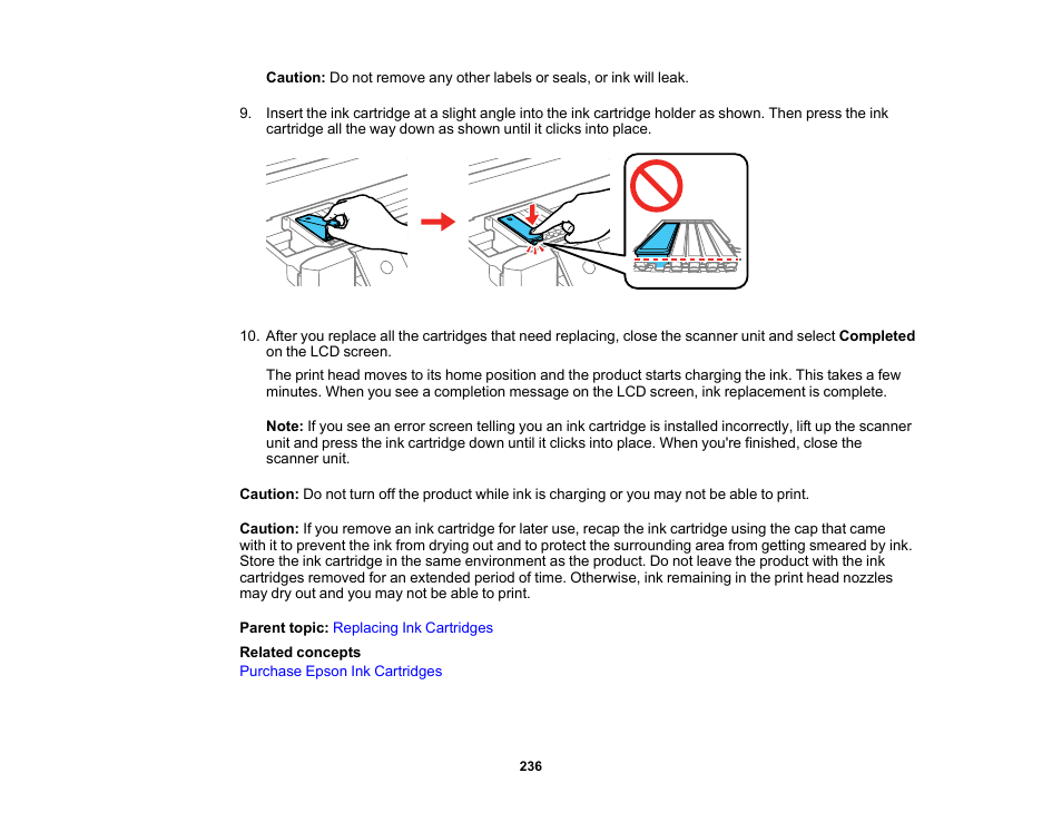 Epson Expression Premium XP-7100 Small-In-One Inkjet Printer User Manual | Page 236 / 340