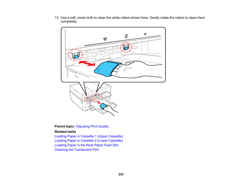 Epson Expression Premium XP-7100 Small-In-One Inkjet Printer User Manual | Page 253 / 340