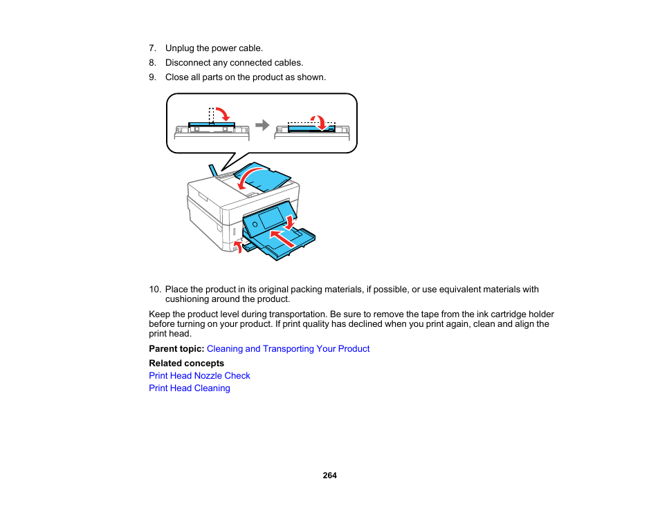 Epson Expression Premium XP-7100 Small-In-One Inkjet Printer User Manual | Page 264 / 340